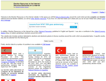 Tablet Screenshot of electionresources.org